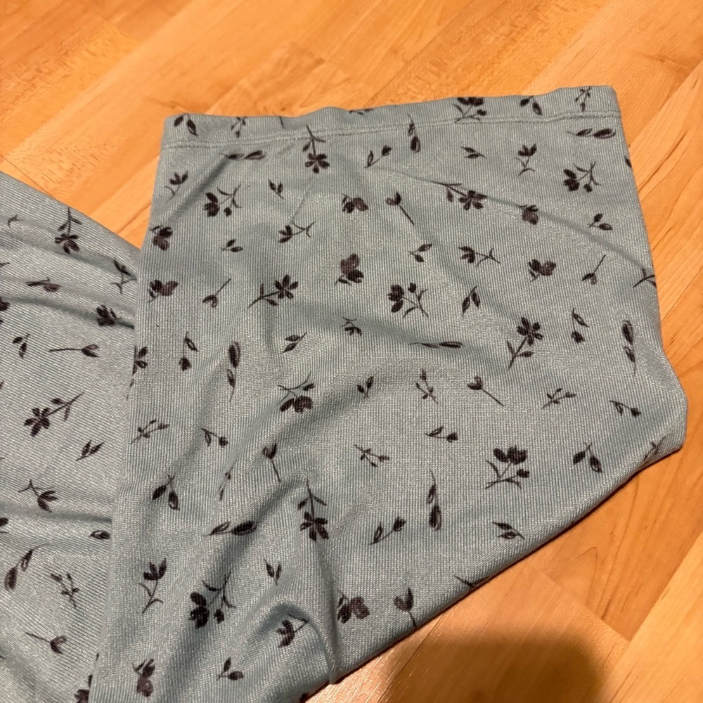 PJ Salvage Floral Pajama Set - Light Blue Small - Picture 4 of 8